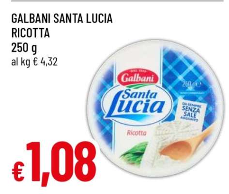 GALBANI SANTA LUCIA RICOTTA