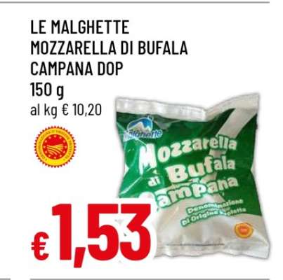 LE MALGHETTE MOZZARELLA DI BUFALA CAMPANA DOP