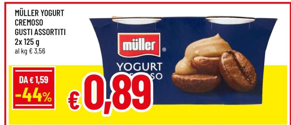 Müller Yogurt Cremoso Gusti Assortiti