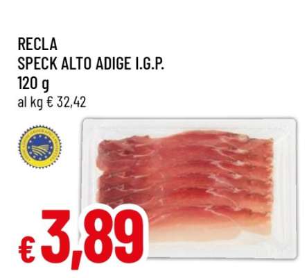 RECLA SPECK ALTO ADIGE I.G.P.