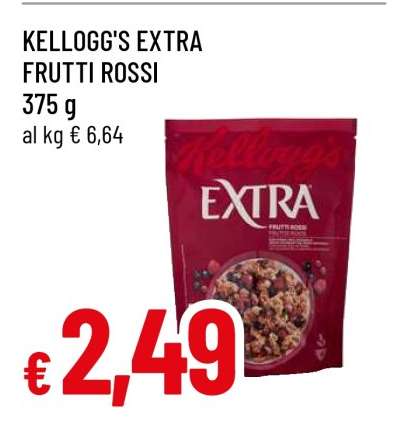 KELLOGG'S EXTRA FRUTTI ROSSI