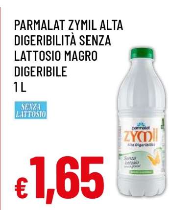 Parmalat Zymil Alta Digeribilità Senza Lattosio Magro Digeribile