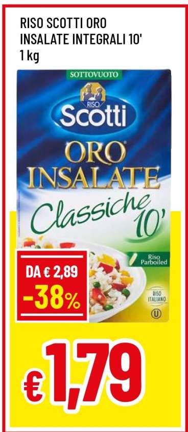 RISO SCOTTI ORO INSALATE INTEGRALI 10'