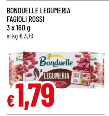 BONDUELLE LEGUMERIA FAGIOLI ROSSI