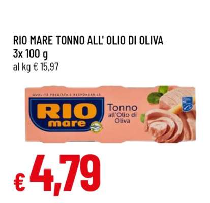 Rio Mare Tonno all’olio di oliva
