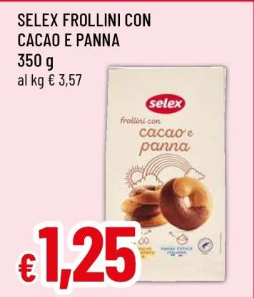 SELEX FROLLINI CON CACAO E PANNA