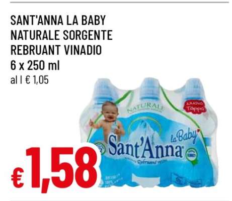SANT'ANNA LA BABY NATURALE SORGENTE REBRUANT VINADIO