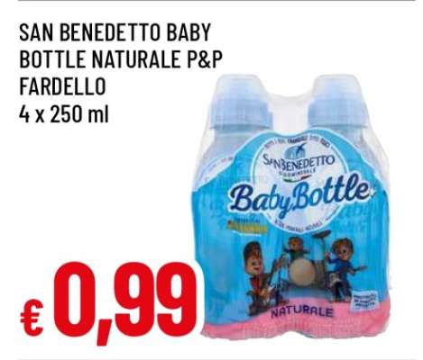 SAN BENEDETTO BABY BOTTLE NATURALE P&P FARELLO