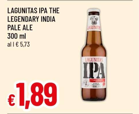 LAGUNITAS IPA THE LEGENDARY INDIA PALE ALE