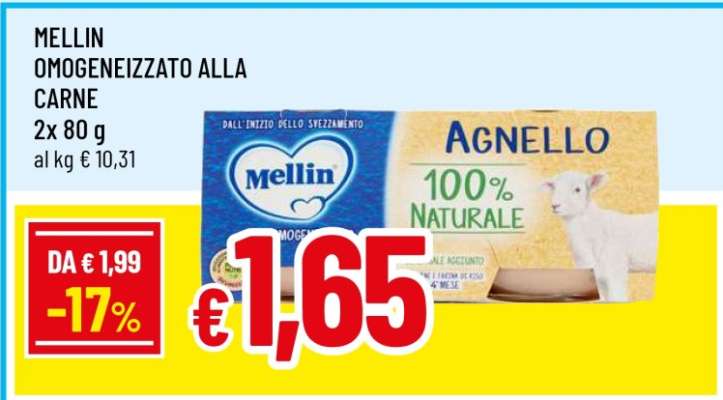 Mellin Omogeneizzato alla Carne