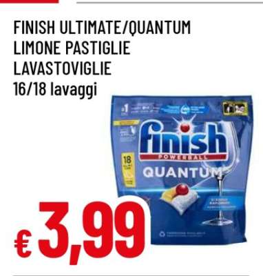 FINISH ULTIMATE/QUANTUM LIMONE PASTIGLIE LAVASTOVIGLIE