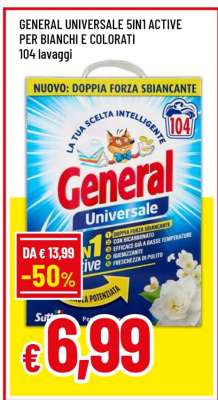 GENERAL UNIVERSALE 5IN1 ACTIVE PER BIANCHI E COLORATI