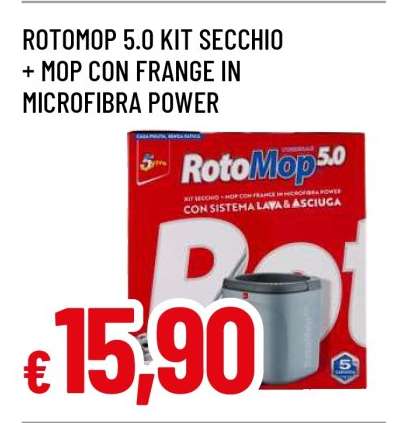 ROTOMOP 5.0 KIT SECCHIO + MOP