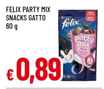 FELIX PARTY MIX SNACKS GATTO