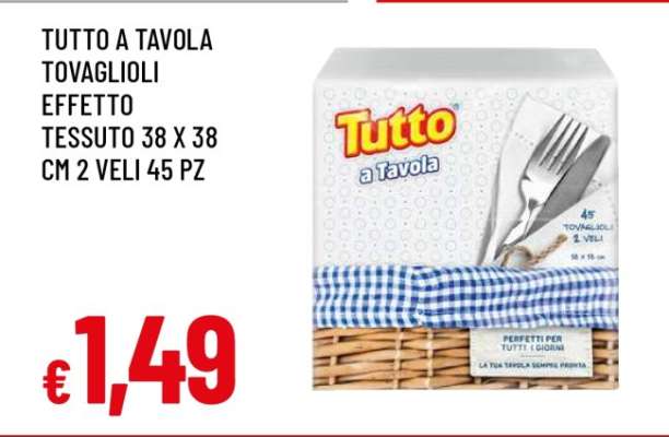 Tutto a Tavola Tovaglioli