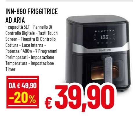 INN-890 FRIGGITRICE AD ARIA