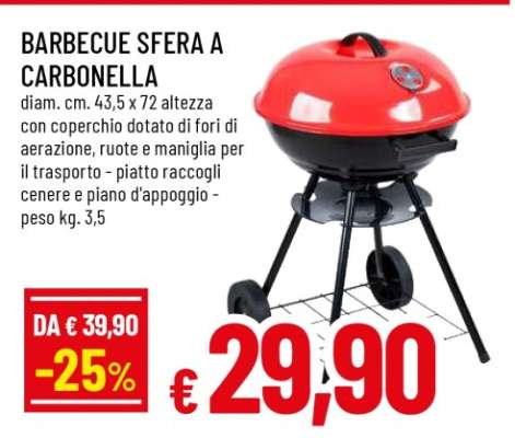 BARBECUE SFERA A CARBONELLA