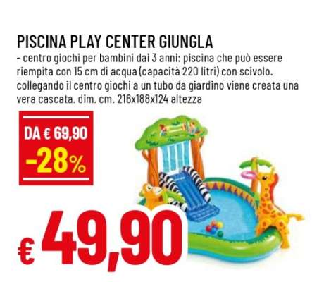 PISCINA PLAY CENTER GIUNGLA