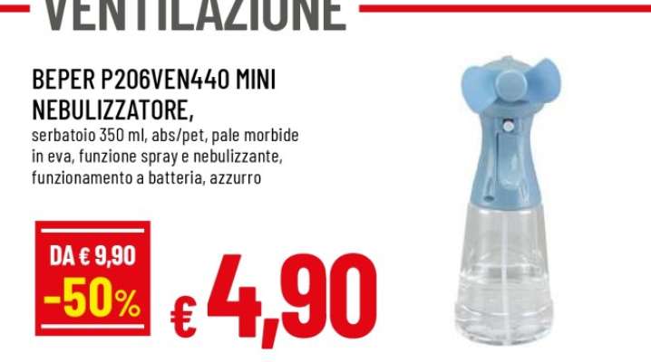 BEPER P206VEN440 MINI NEBULIZZATORE