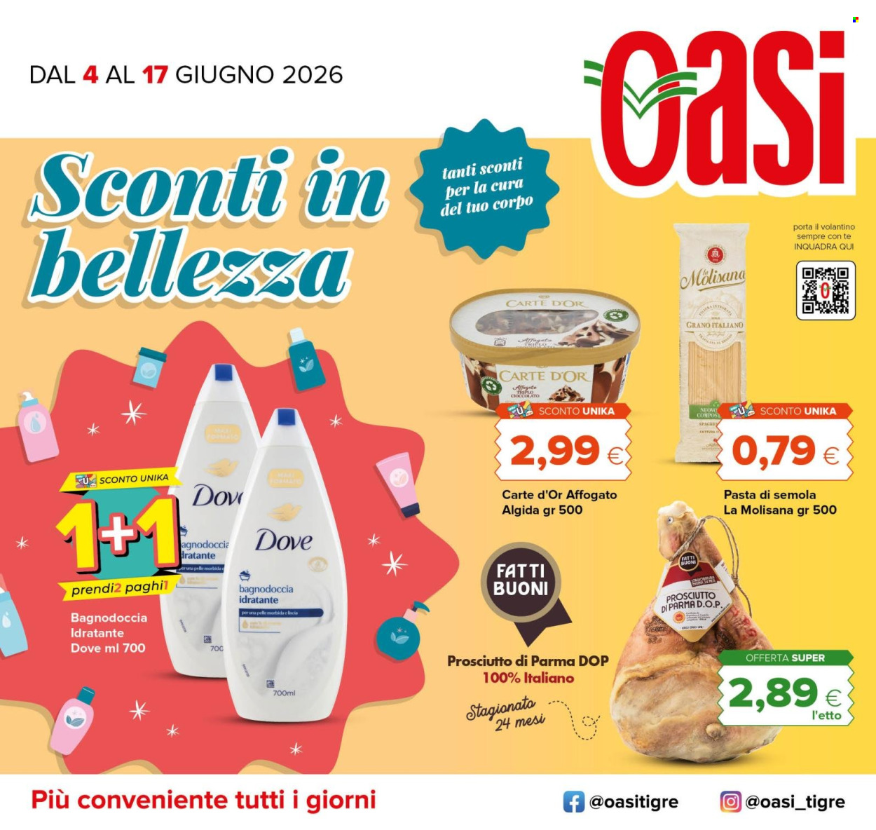 Volantino Oasi - 4/6/2026 - 17/6/2026. Pagina 1