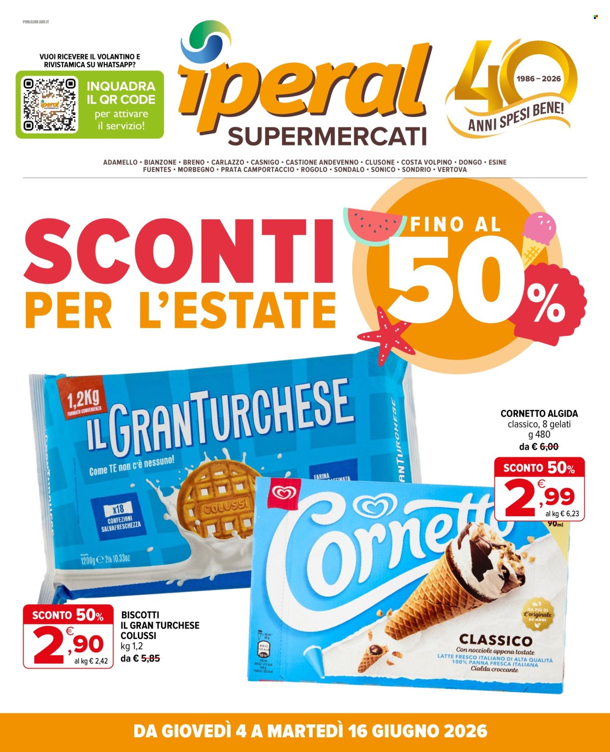 Leták Iperal - 4.6.2026 - 16.6.2026. Strana 1