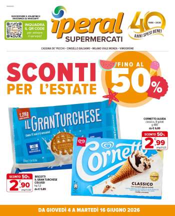 Volantino Iperal - 4/6/2026 - 16/6/2026.