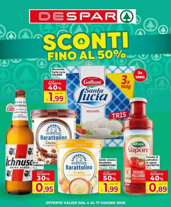 Volantino Despar - 4/6/2026 - 17/6/2026.