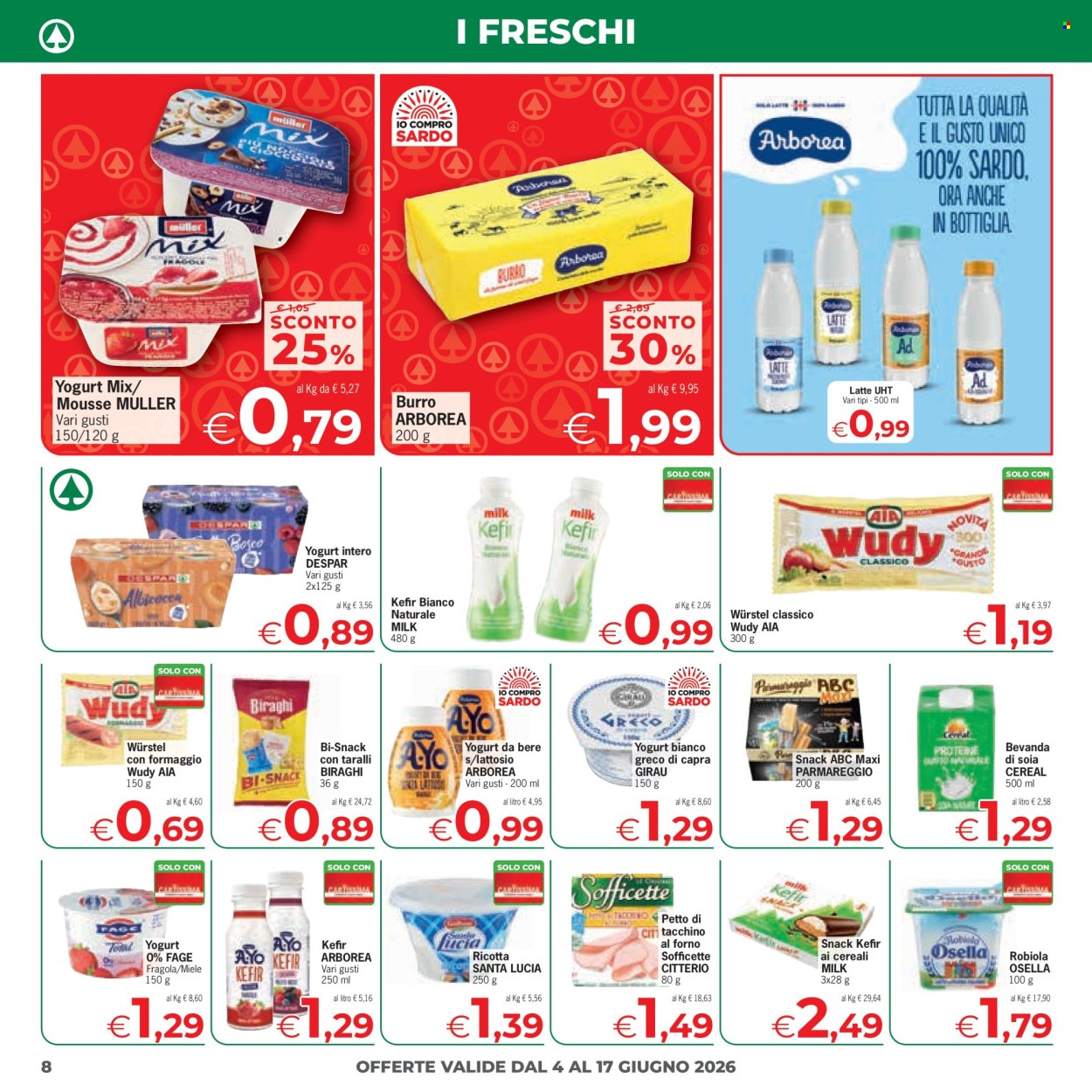Volantino Eurospar - 4/6/2026 - 17/6/2026. Pagina 8