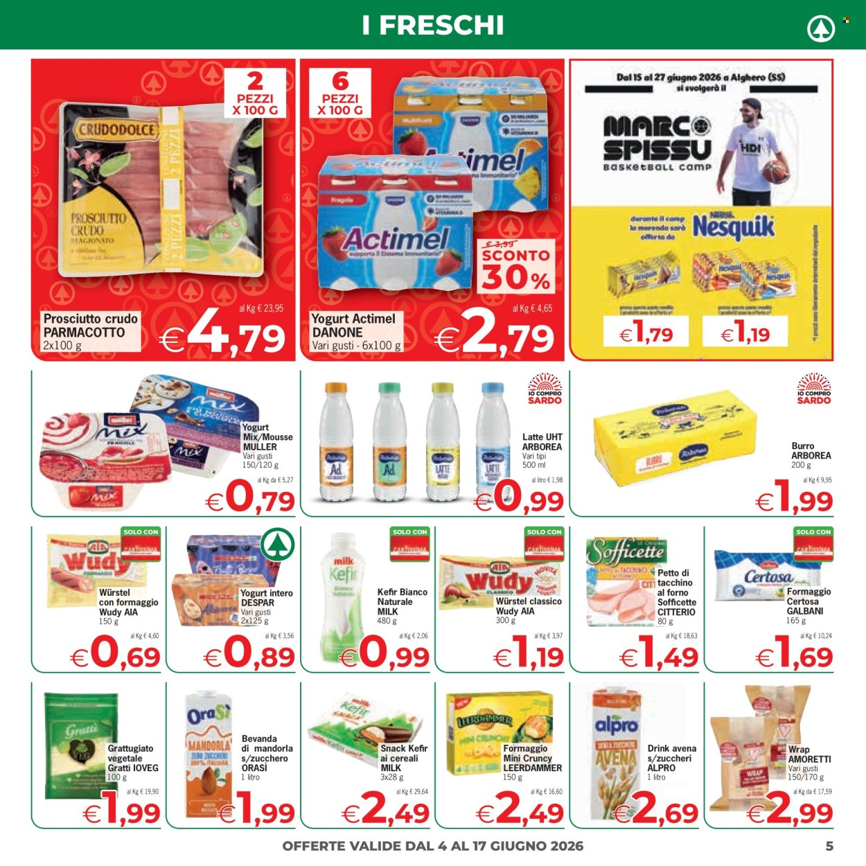 Leták Eurospar - 4.6.2026 - 17.6.2026. Strana 5