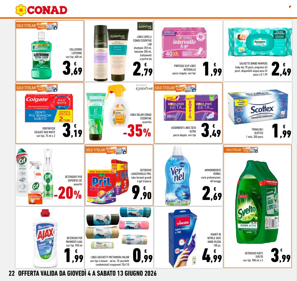 Volantino Conad - 4/6/2026 - 13/6/2026. Pagina 22