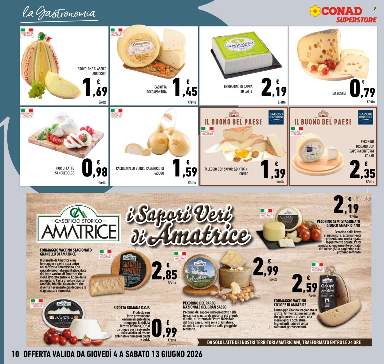 Leták Conad Superstore - 4.6.2026 - 13.6.2026. Strana 10
