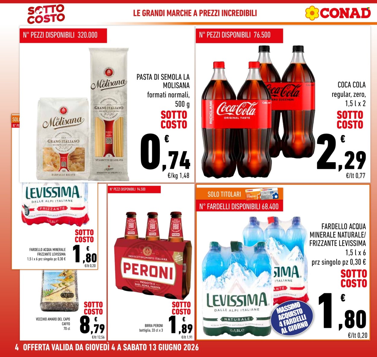 Leták Conad - 4.6.2026 - 13.6.2026. Strana 4