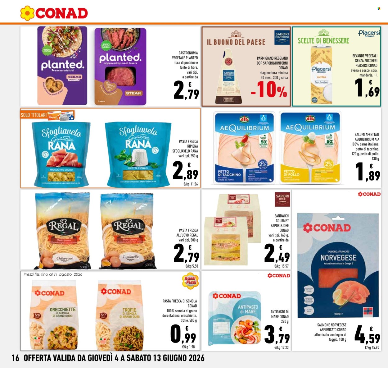 Volantino Conad - 4/6/2026 - 13/6/2026. Pagina 16
