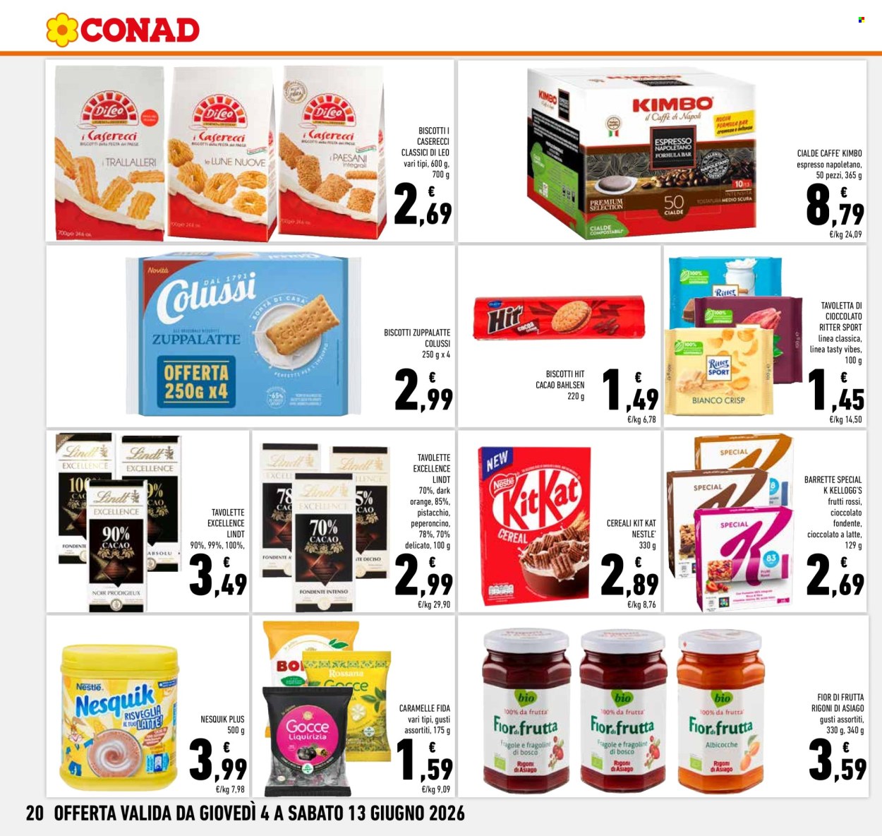 Leták Conad - 4.6.2026 - 13.6.2026. Strana 20