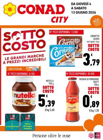 Volantino Conad - 4/6/2026 - 13/6/2026.