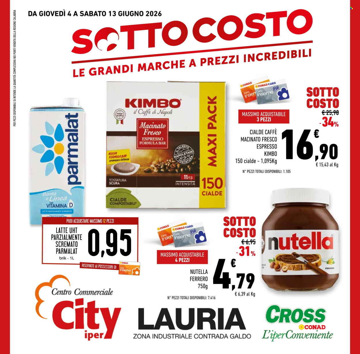 Volantino Conad Superstore - 4/6/2026 - 13/6/2026. Pagina 1