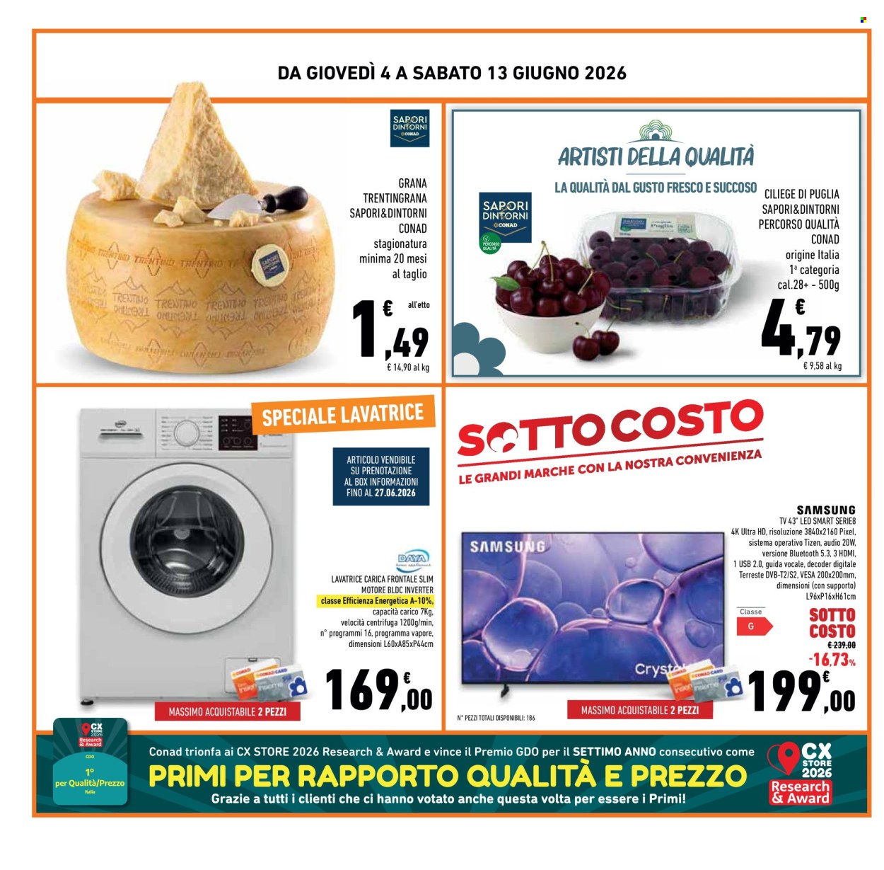 Volantino Conad Superstore - 4/6/2026 - 13/6/2026. Pagina 8
