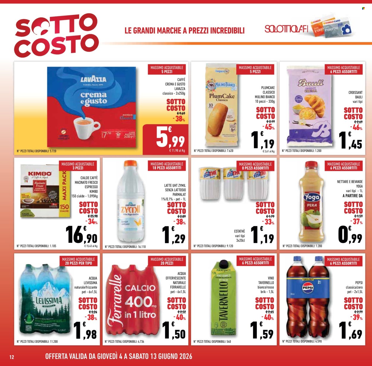Leták Conad Superstore - 4.6.2026 - 13.6.2026. Strana 12