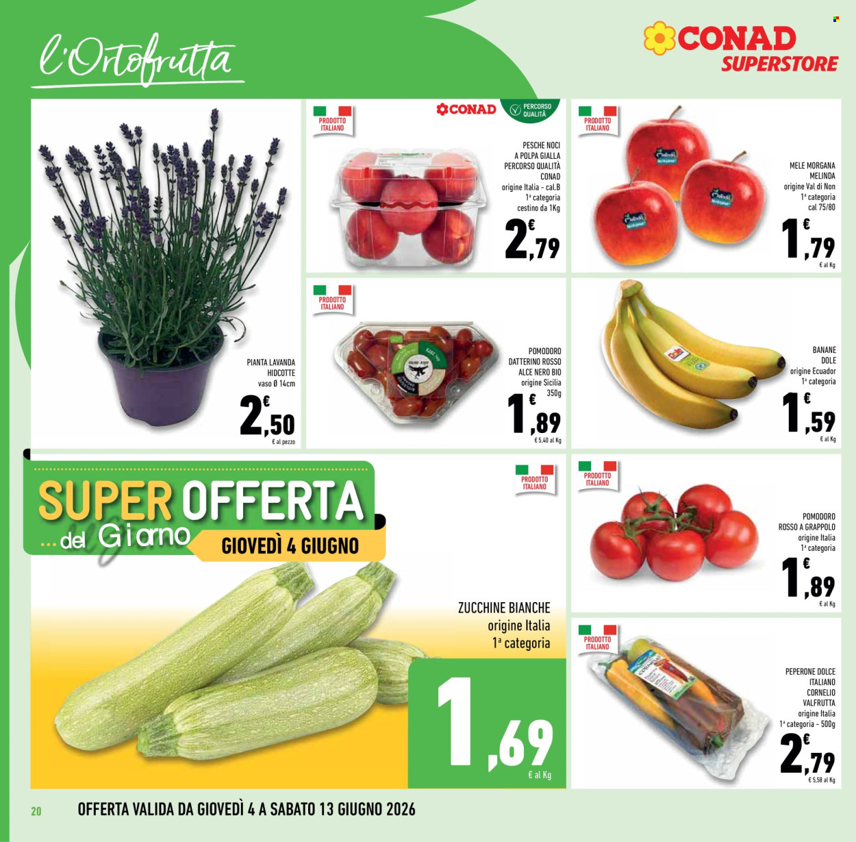 Volantino Conad Superstore - 4/6/2026 - 13/6/2026. Pagina 20