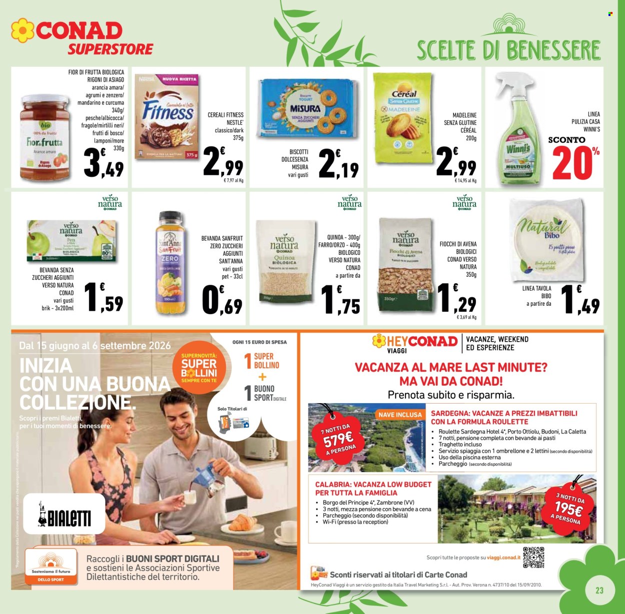 Volantino Conad Superstore - 4/6/2026 - 13/6/2026. Pagina 23