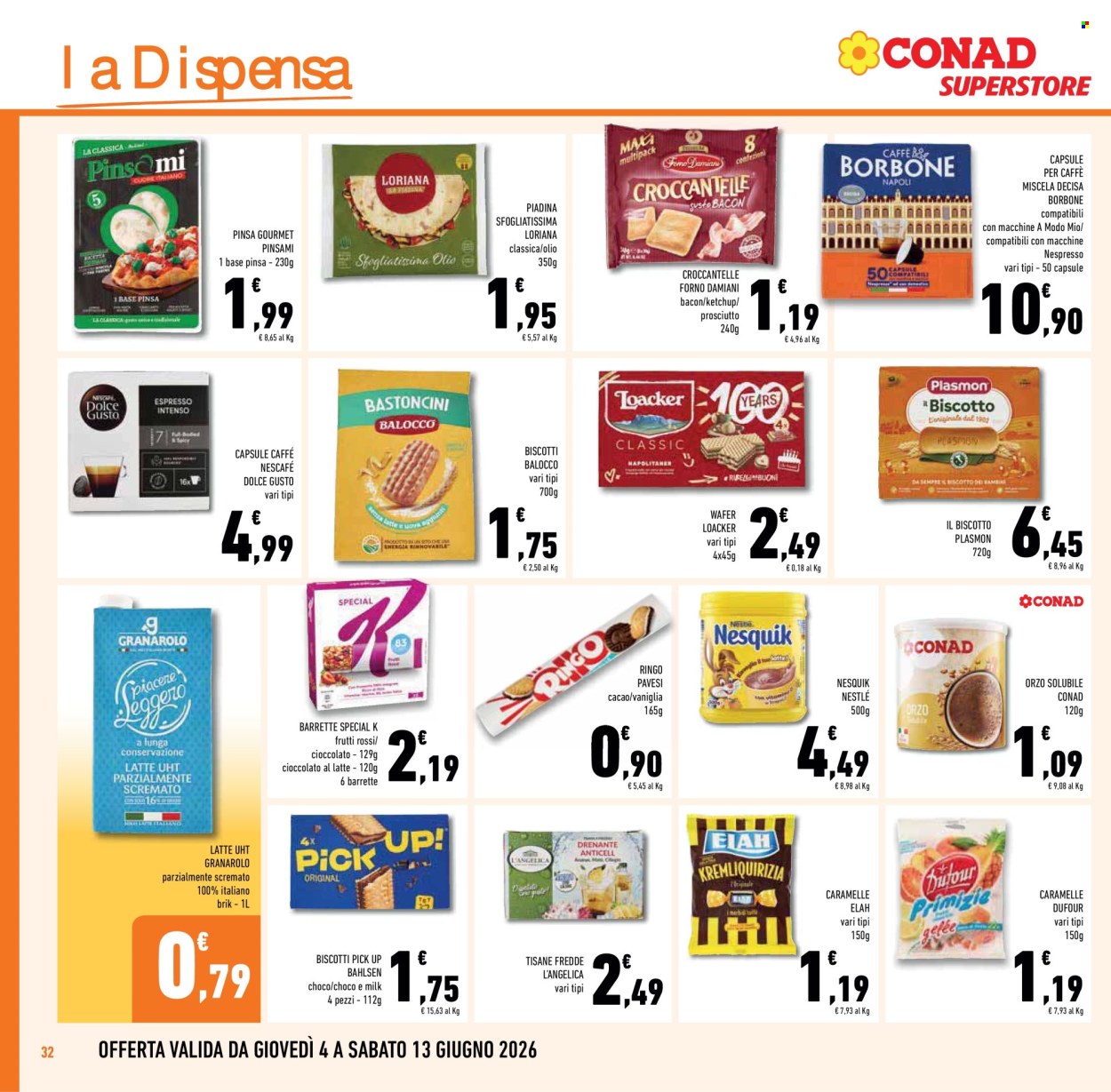 Leták Conad Superstore - 4.6.2026 - 13.6.2026. Strana 32
