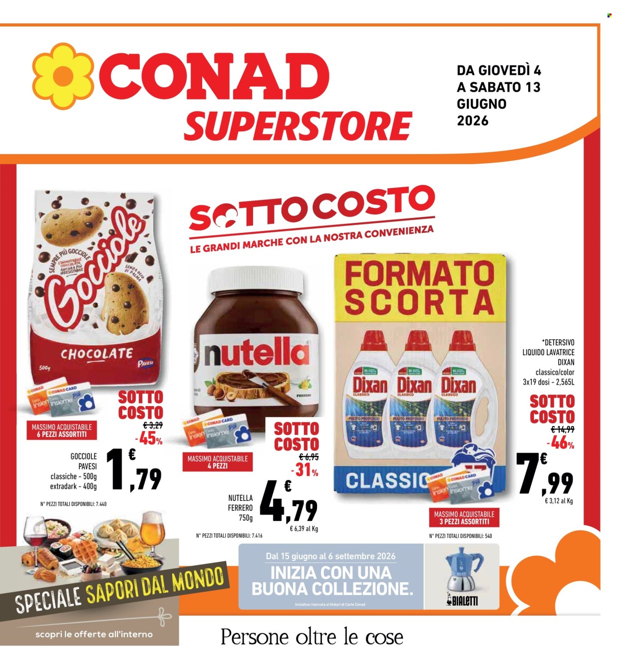 Leták Conad Superstore - 4.6.2026 - 13.6.2026. Strana 1