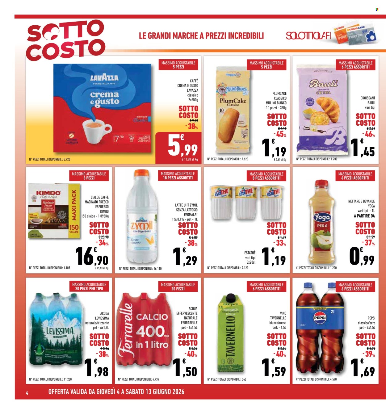 Volantino Conad Superstore - 4/6/2026 - 13/6/2026. Pagina 4