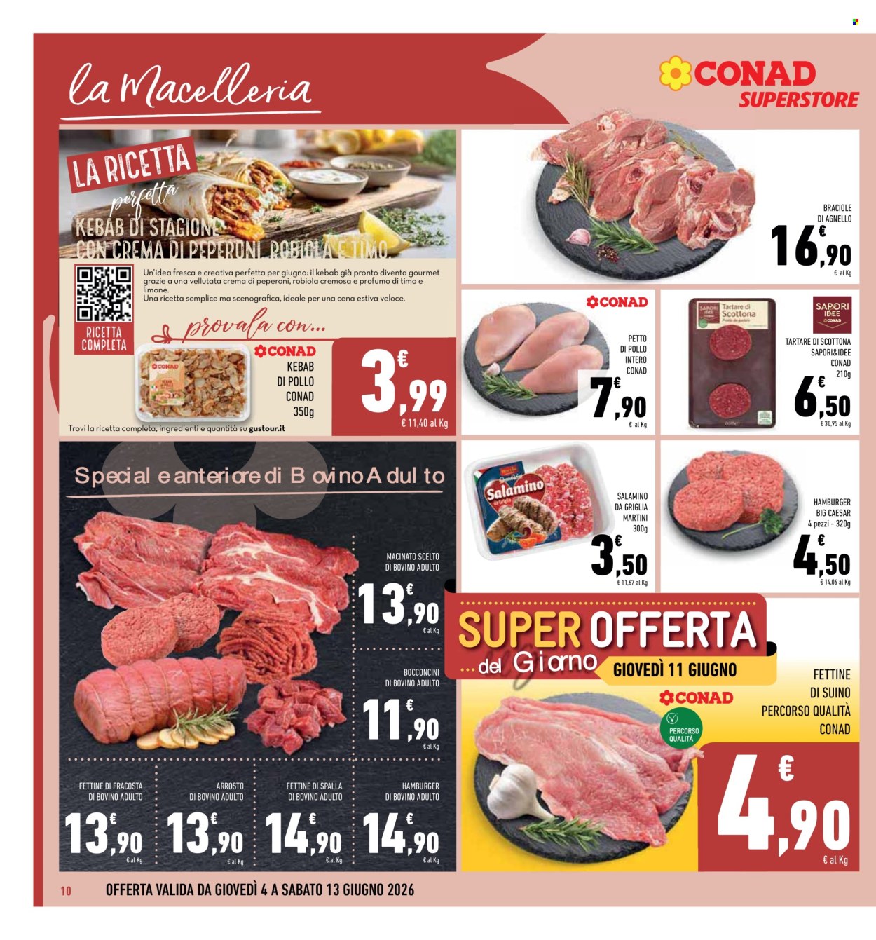 Leták Conad Superstore - 4.6.2026 - 13.6.2026. Strana 10