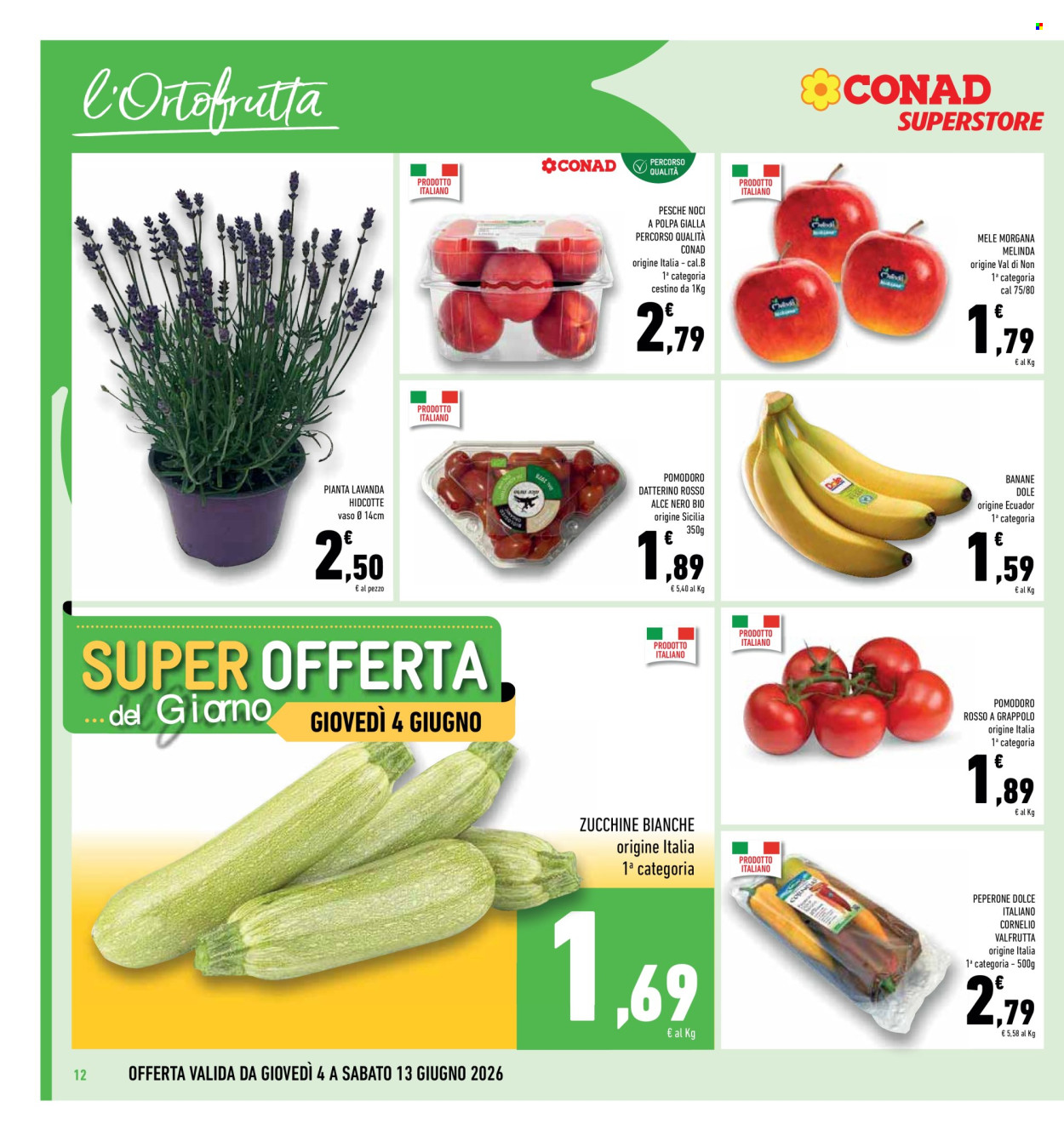 Volantino Conad Superstore - 4/6/2026 - 13/6/2026. Pagina 12