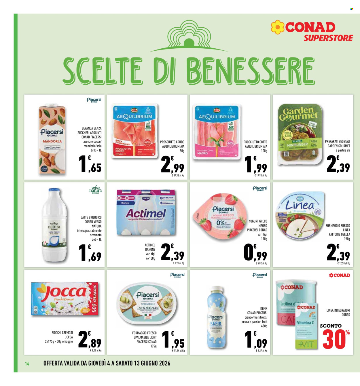 Leták Conad Superstore - 4.6.2026 - 13.6.2026. Strana 14