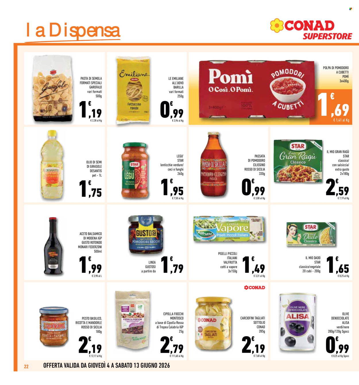 Volantino Conad Superstore - 4/6/2026 - 13/6/2026. Pagina 22