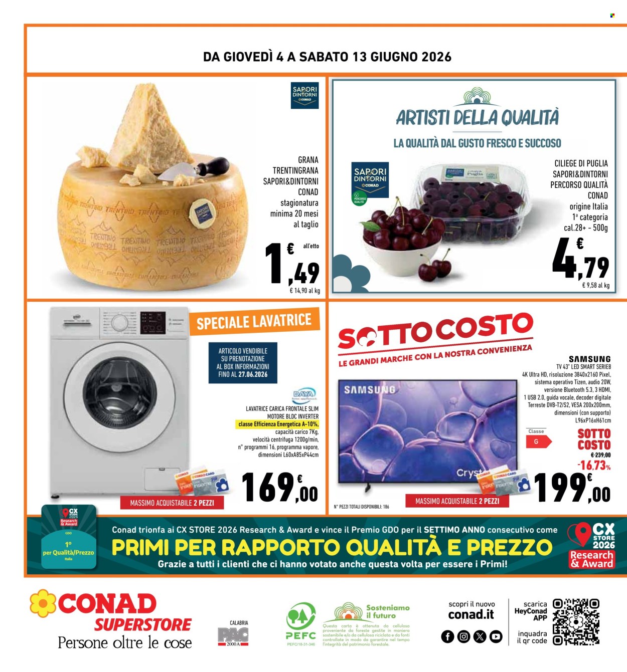 Leták Conad Superstore - 4.6.2026 - 13.6.2026. Strana 32
