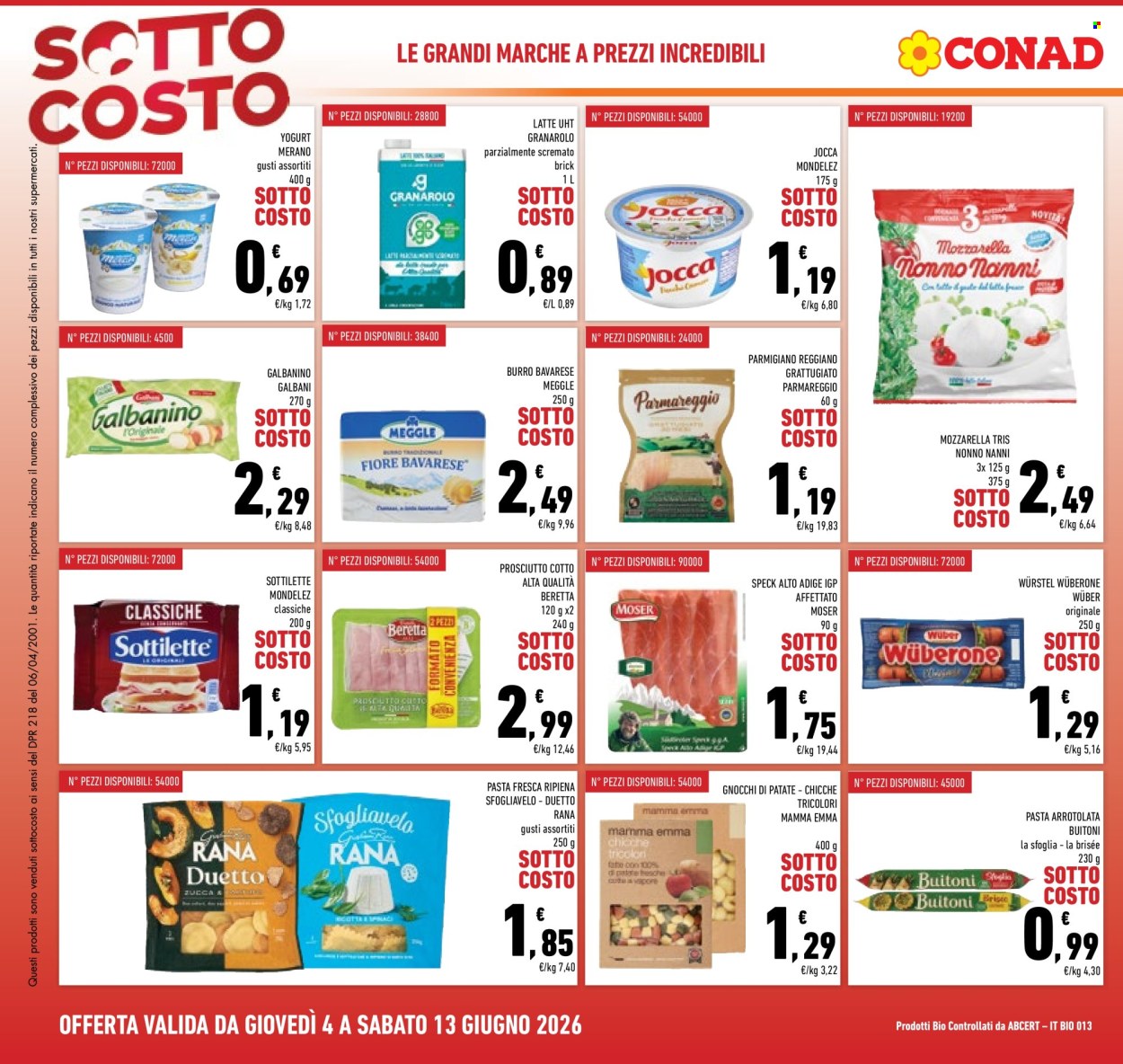 Leták Conad - 2.6.2026 - 15.6.2026. Strana 2