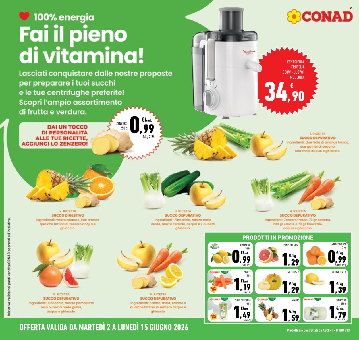 Volantino Conad - 2/6/2026 - 15/6/2026. Pagina 8